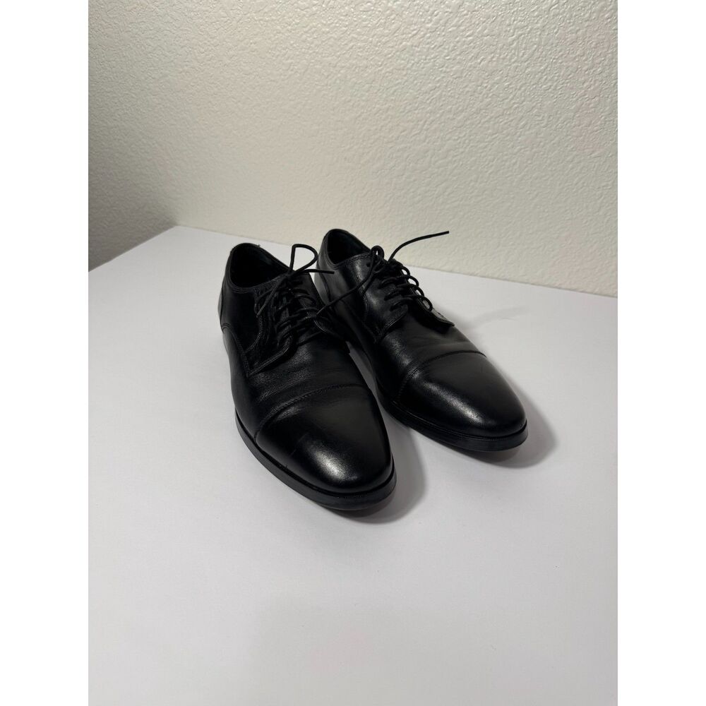 Cole Haan Grand.OS Cap Toe Oxford Men's Size 12 Black Leather Dress Shoes